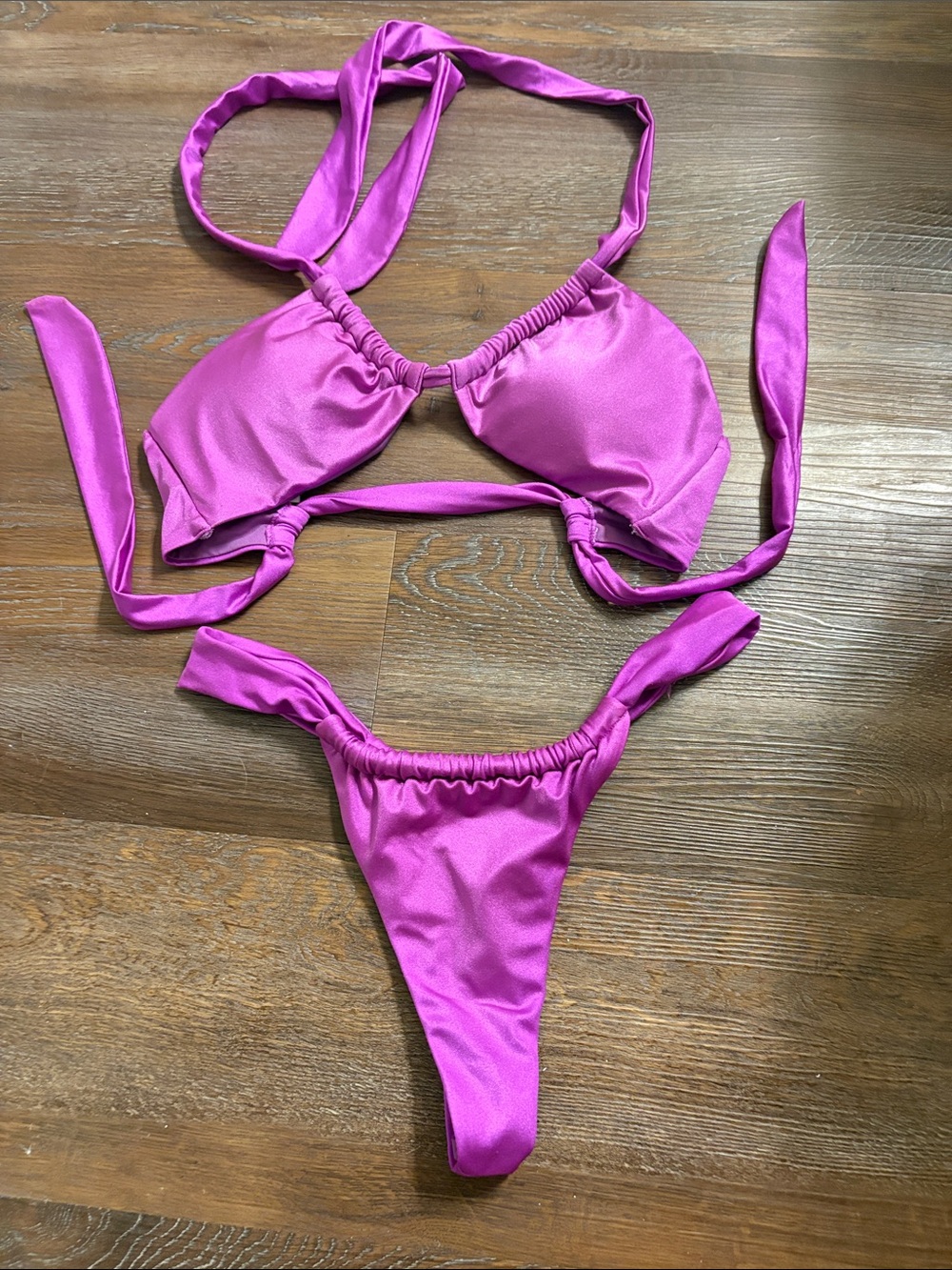 Victoria's Secret Vibrant Purple Bikini Set Size Small